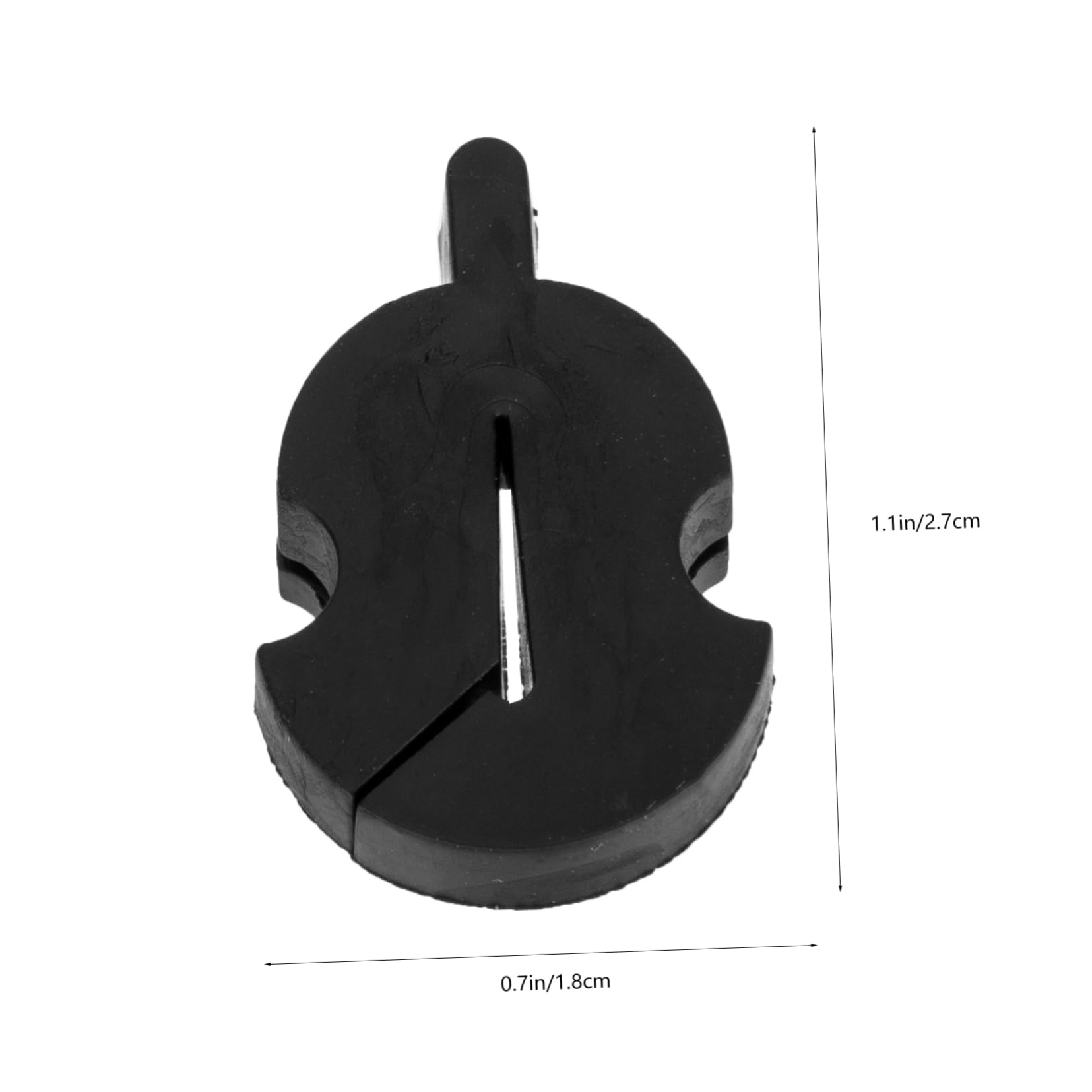 SECFOU Sordina Accessorio in Gomma per Silenziatore Pezzi 8 Violino senza Pratica Attenuazione Volume Alterare Tono per Principianti