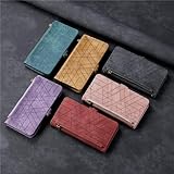 MOJIA Case for Blackview Wave 6C Cover, [Anti-fall] Fashion Flip Case with Card Slots and Stand, Premium Leather Wallet Cover. Purple - Image 7