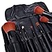 SHANY Studio Quality Auburn Synthetic Bristles Cosmetic Brush Set with Large Kabuki, 7 pc