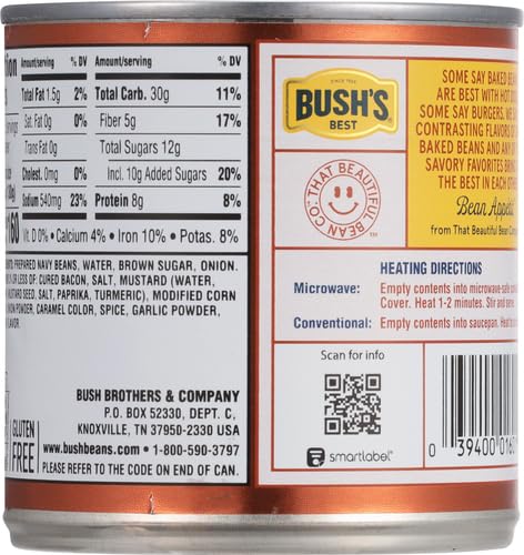 Image of Bush's Best Onion Baked Beans 16 oz (Pack of 3)