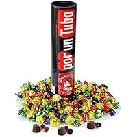 Regalo Original con Bombones. Un Tubo Enorme con 50 Bombones