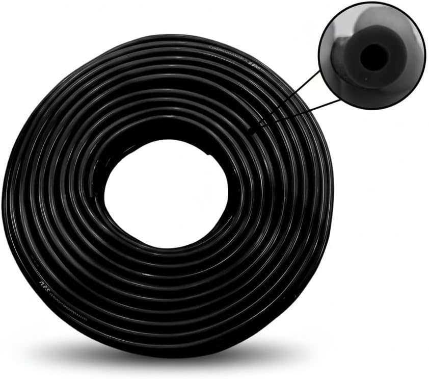 FLEX Vacuum Hose 50 m. / 1 Roll Made from silicone Black Color Product from Thailand