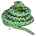 BRINJOY Giant Snake Stuffed Animal, 149 inch Large Lifelike Jumbo Animal Plush Toy for Kids, Curving Huge Snake for Boys & Girls Gift on Birthday Baby Shower Party