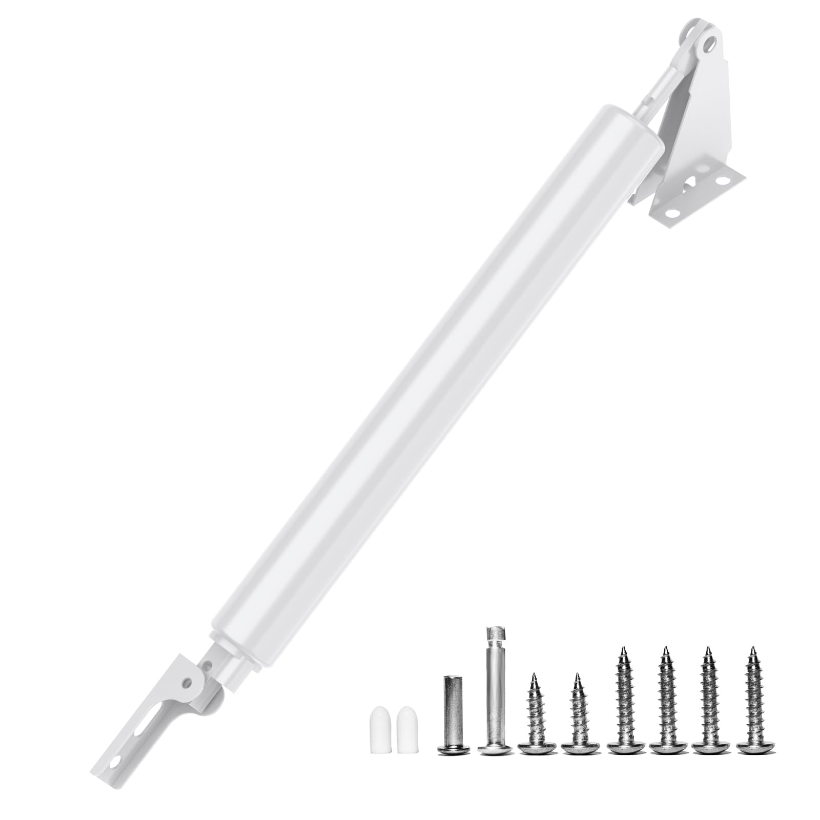 Usaidon Storm Door Closer,Heavy Duty Door Closure with Hold Open Feature & Smooth Closing Motion – for Storm, Screen Doors White
