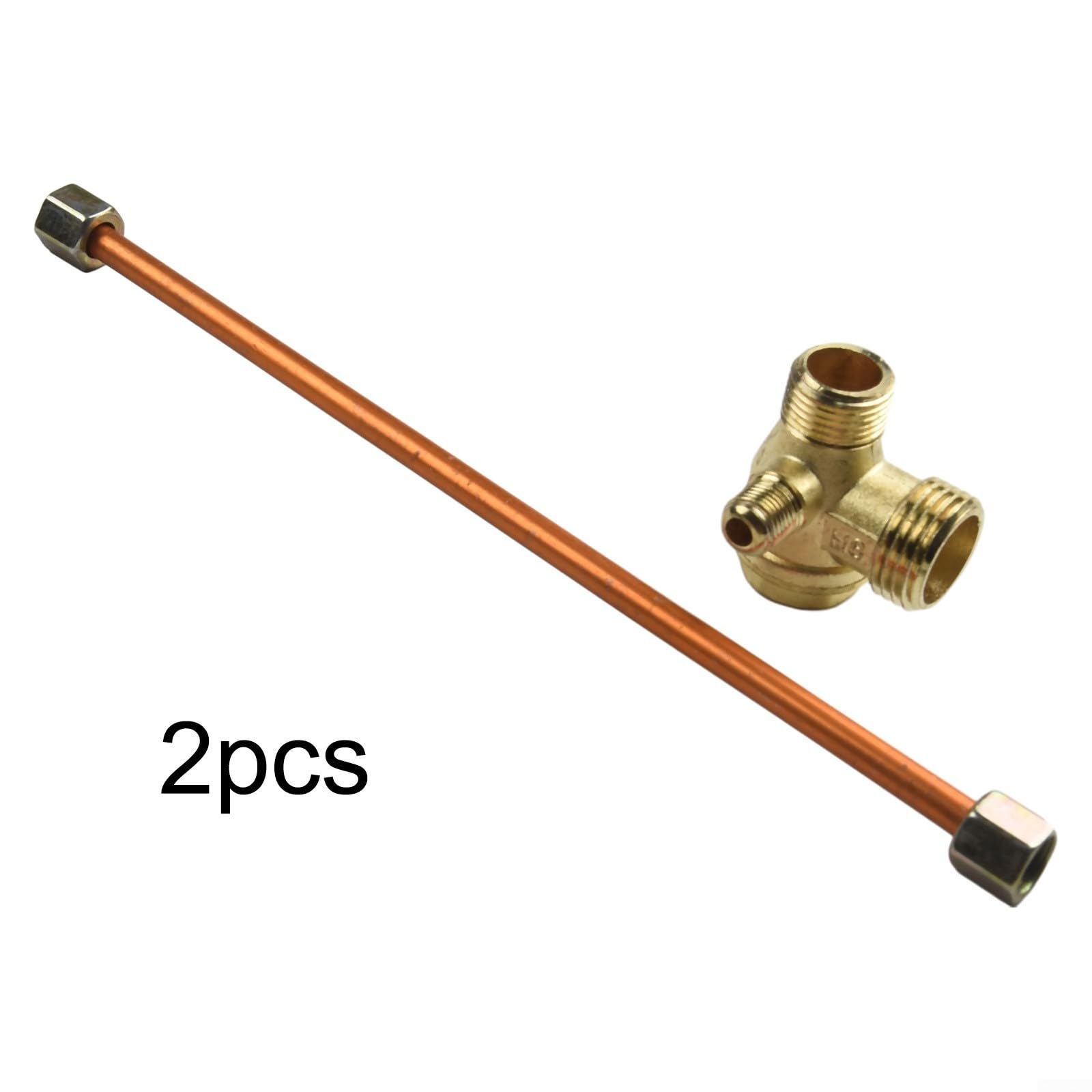 Tubo di scarico 200 mm con valvola di ritegno in lega di zinco per compressori