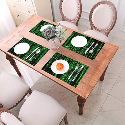Sets de table antidérapants et lavables Hacker Age thermorésistants - 7