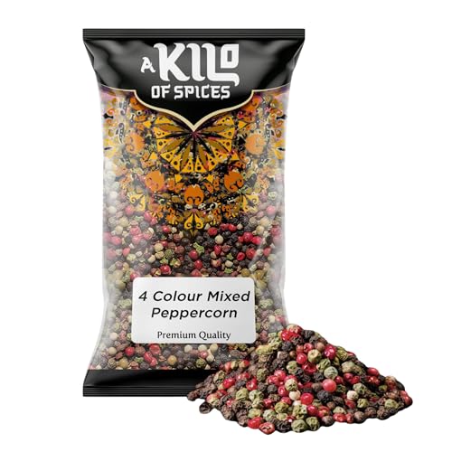 A Kilo of Spices 4 Colour Mixed Peppercorns 500g Whole Dried Blend