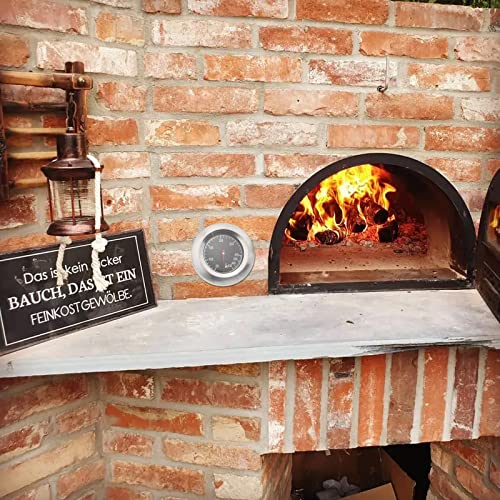 CHENZILIN BBQ Stainless Steel BBQ Temperature Gauge Oven BBQ Gauge for Barbecue Meat