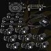 Xprite RGBW LED Rock Lights Kit with Bluetooth & Wireless Remote Controller, Multicolor Cars Underglow, Wheel, Footwell Neon Light Kits, for Off-Road UTV ATV Trucks SUV Motorcycle Boats - 8 Pods