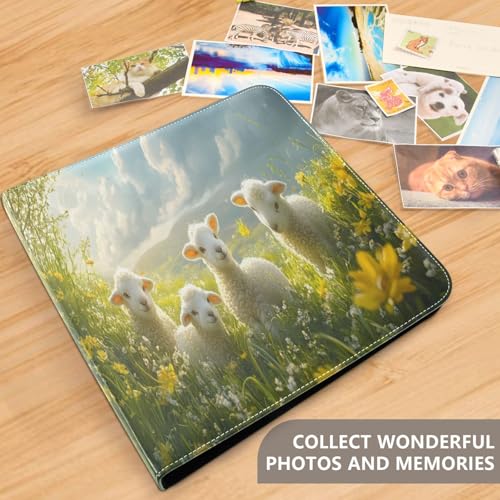 Álbum de Fotos Autoadhesivo Scrapbook DIY FLildon Cuero PU 3 Anillos 40 Páginas 11.8x11.2 pulgadas miniatura 5