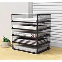 ★同梱品★レターラック★ Amazon.co.jp: 3段/5段/6段 A3メタル書類トレー 卓上収納ラック 縦置き