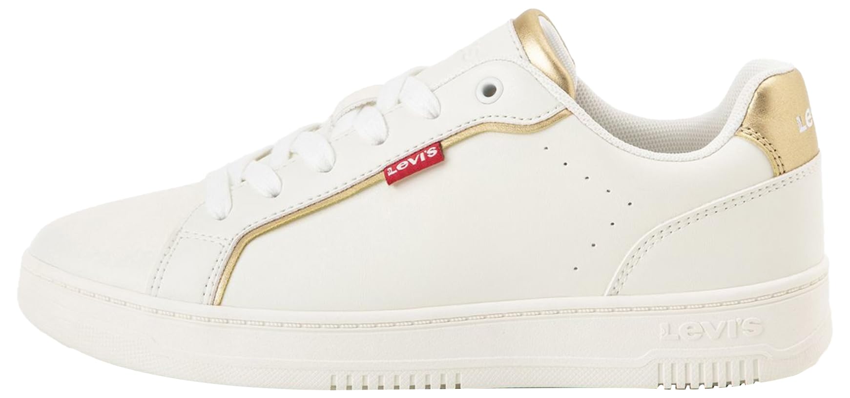 Levi's Donna Carrie Sneaker, off White, 38 EU, Bianco Grezzo, 38 EU