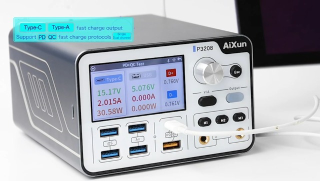 AiXun P3208 Precision 320W Smart Regulated Power Supply 32V/8A One