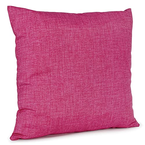 ANRO Kissenbezug Kissenhülle Kissen Sofakissen Zierkissen Deko Kissenbezüge Leinenoptik Fuchsia 40x40cm ohne Füllung ANRO Kissenbezug Kissenhülle Kissen Sofakissen Zierkissen Deko Kissenbezüge Leinenoptik Fuchsia 40x40cm ohne Füllung