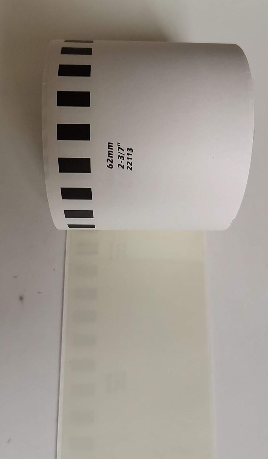 Compatible Brother DK-22113 Durable Film Tape - Wide - Black Print on Clear - 2.4" x 50'(62mm x 15.24M) 1 Roll per Box, DK-2113