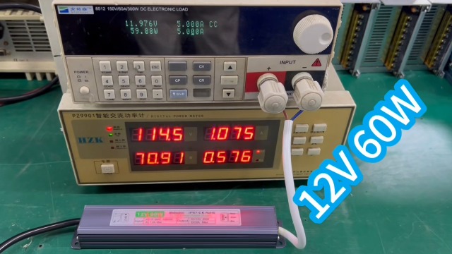 Image of 12V 60W LED Driver IP67 Waterproof LED Transformer, Low Voltage Power Supply with 3-Prong US Plug for Any Outdoor & Indoor LED Lights, Computer Projects