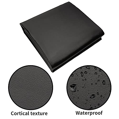 NEXCOVER Leatherette Billiard Pool Table Cover | 7 Foot Billiard Covers | Heavy Duty Cover for Pool Table | Waterproof Table Protector | UV Protection | Black Color.