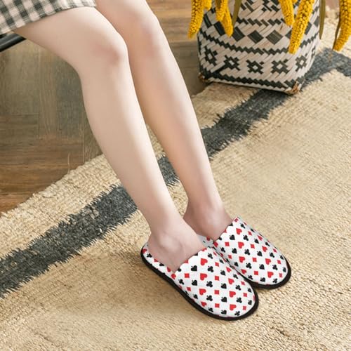Haitian Flag Slippers House Slippers Cozy Fluffy Slippers Soft Non-Slip Indoor Shoes for Women Men4