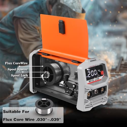 MIG200 Welding Machine 3 in 1 Flux MIG/Lift TIG/MMA Welder Machine ;Portable IGBT Handheld Welding Machine for DIY Projects and Professional Welding Tasks ;Lightweight and Easy to Use - Image 5