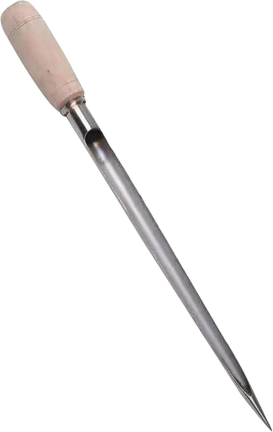 Soil Sampler Probe Rod, Stainless Steel and Wood Grain and 14-18mm Dia 40-70cm Length(14mm,60cm/23.6in)