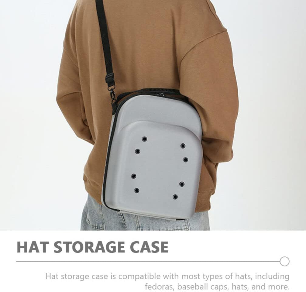 Angoily Travel Hat Storage Case Lightweight Baseball Cap Carrier Protective Design for Easy Organization and Types of Hats
