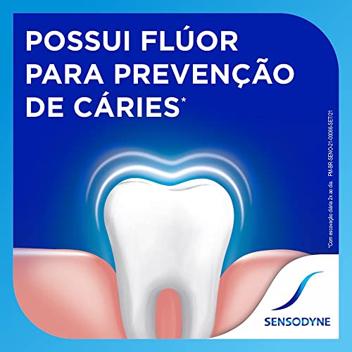 Sensodyne Creme Dental Original com Flúor, Proteção Diária Contra a Sensibilidade, Dentes Fortes e G