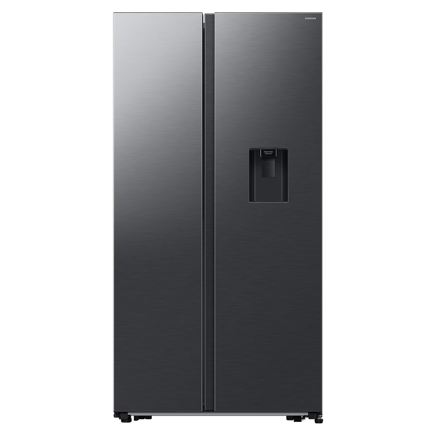 Samsung Frigorifero Side by Side Air Space AI RS57DG410EB4/EF con Dispenser Acqua, Wifi, AI Energy Mode, SpaceMax, All-Around Cooling, 370 + 208 L, LxAxP: 91,2 x 178 x 65,4 cm, Black