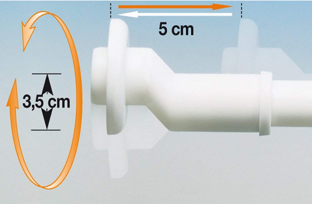 Lira Sifone Salvaspazio per Lavabo e Bidet con Attacco 1″ e 1″ 1/4 (Diam. 32 e 40), Sifone Eccentrico per Lavandino Bagno e Bidet