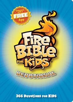 Paperback Fire Bible for Kids Devotional Book