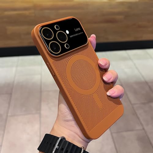 Coque rigide en métal marron haut de gamme pour iPhone 11 Pro