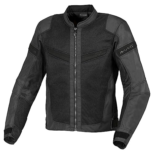 Veste de moto Macna Veltura Noir M contre le vent et l'abrasion