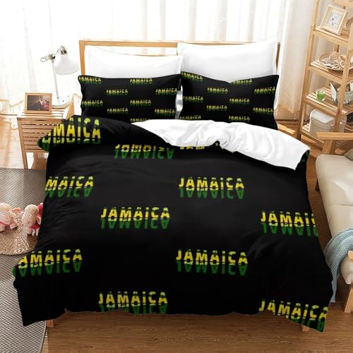 Parure de lit jaguar super douce en microfibre résistante 3D - 3