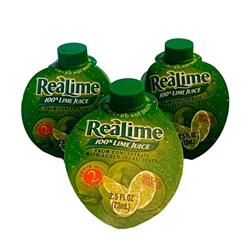 ReaLime Lime Juice Lime Juice From Concentrate 2.5 oz Bottles Pack of 3