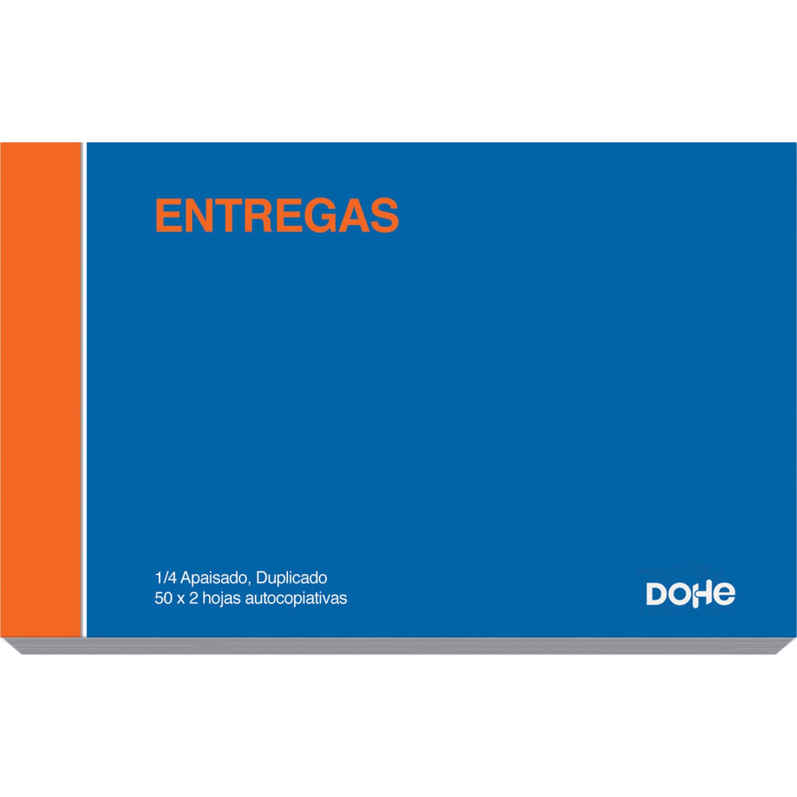 Dohe - Talonarios Notas de Entrega (10 uds.) - 50 Hojas Duplicadas (50 Hojas con 1 Copia), Tamaño A5 Apaisado 21x14,5 cm, Blocs en Español para Envíos de Mercancías, Material de Oficina