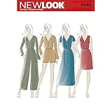 New Look Pattern 6468 Misses' Jumpsuit and Dress, Each in Two Lengths