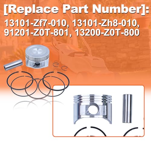 Image of For Honda GX160 Replacement Piston Set with OEM Code 13101-ZF7-010, Gasket Kit, Spark Plug, and More - Complete Upgrade For Enhanced Per For mance (68mm)