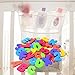 Produktbild SevenMye Schaumstoff-Buchstaben und Zahlen, Badespielzeug, mit Aufbewahrungstasche, 36 Teile