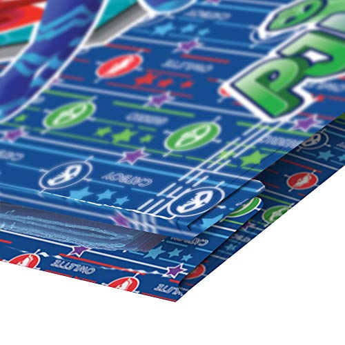 Pasta Catálogo Pj Masks sem Lombo e Ajustável; com 10 Envelopes Médio e 4 Colchetes, DAC, Pasta Catá