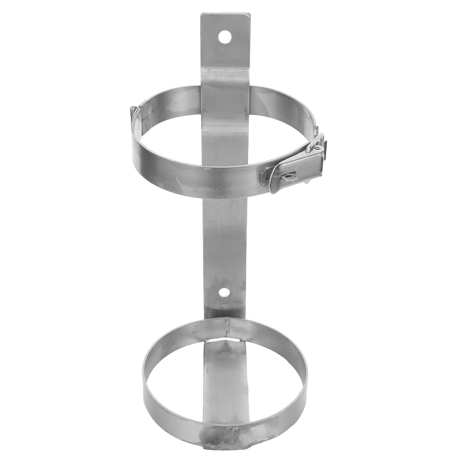 Soporte para Extintor de Incendios Soporte para Extintor de Incendios de 6,6 Lb Acero Inoxidable Plata Liberación Rápida Taller y Doméstica