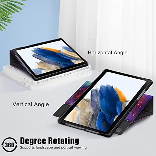 SINSO Rotating Case for Samsung Galaxy Tab A8 10.5 Inch 2022 (SM-X200/X205), [360 Degree Swiveling Stand] Protective Cover with Pencil Holder, Auto Wake/Sleep for Samsung Tab A8 10.5" 2022, Galaxy