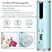 AURUZA Unbound Cordless Automatic Hair Curler, Anti-Tangle Wireless Auto Curling Iron Wand,Portable USB Rechargeable Spin Curler Ceramic Barrel Rotating for Long Hair,Fast Heating for Hair Styling