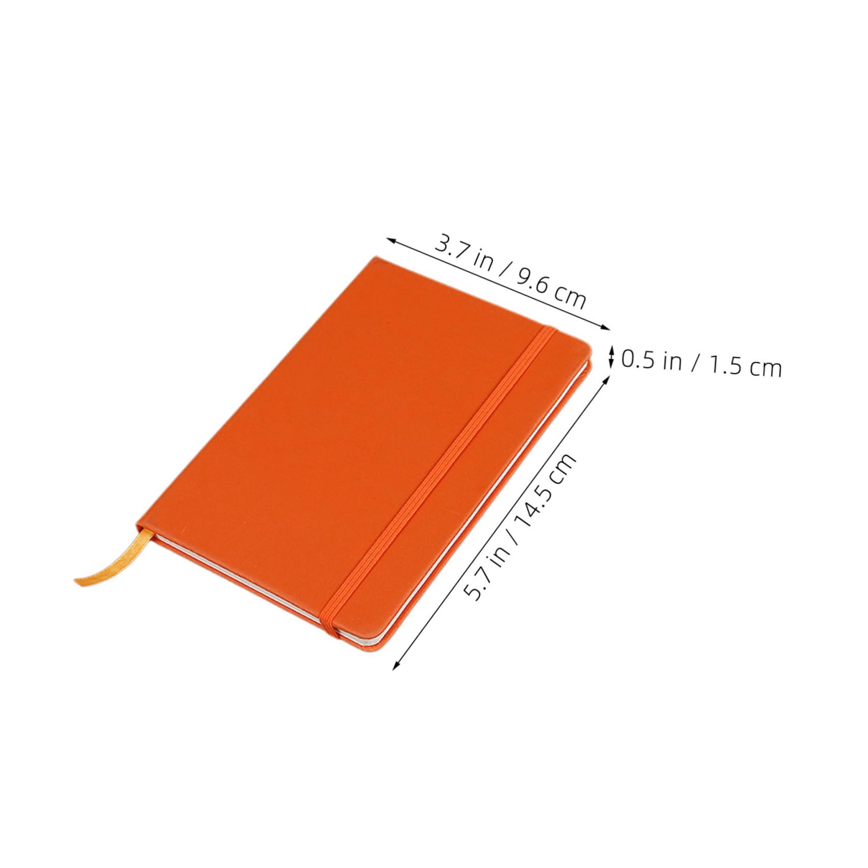 Set 7 Pezzi Quaderni A6 Portatili con Copertina in Pu e Cinturino Elastico, Carta a Righe Antitrabocco per Scuola e Riunioni, Quaderni Piccoli per Appunti