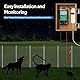 Weidezaungerät mit LED-Anzeige, Elektrischer Weidezaun-Controller, 10 km Reichweite, Geeignet zum Schutz von Vieh, Haustieren, Geflügel, Heimweiden, Gärten