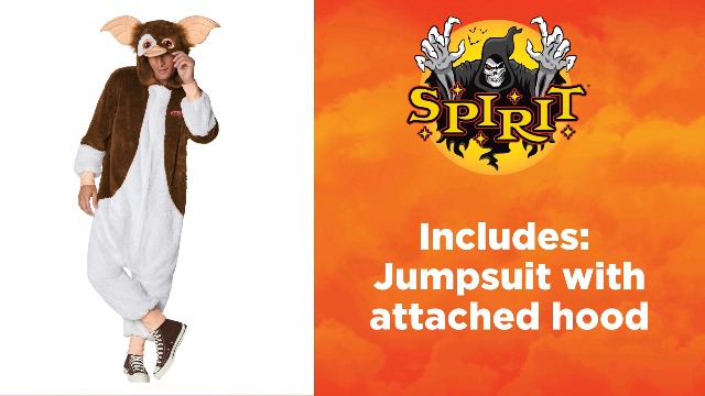 Amazon.com: Spirit Halloween Adult Gizmo Jumpsuit - Gremlins, Men