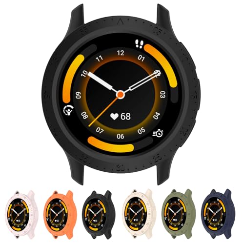 Garmin(K[~) Venu 3 veN^[Jo[ΉP[XJo[ Disscool \tg h~ TPU pیP[X X}[gEHb`ANZT[(ubN)