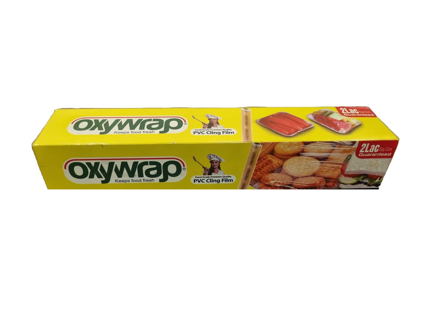 OXYWRAP Cling Film Wrap 70m| Multipurpose Food Wrapping Paper | Non-Stick Microwave Safe