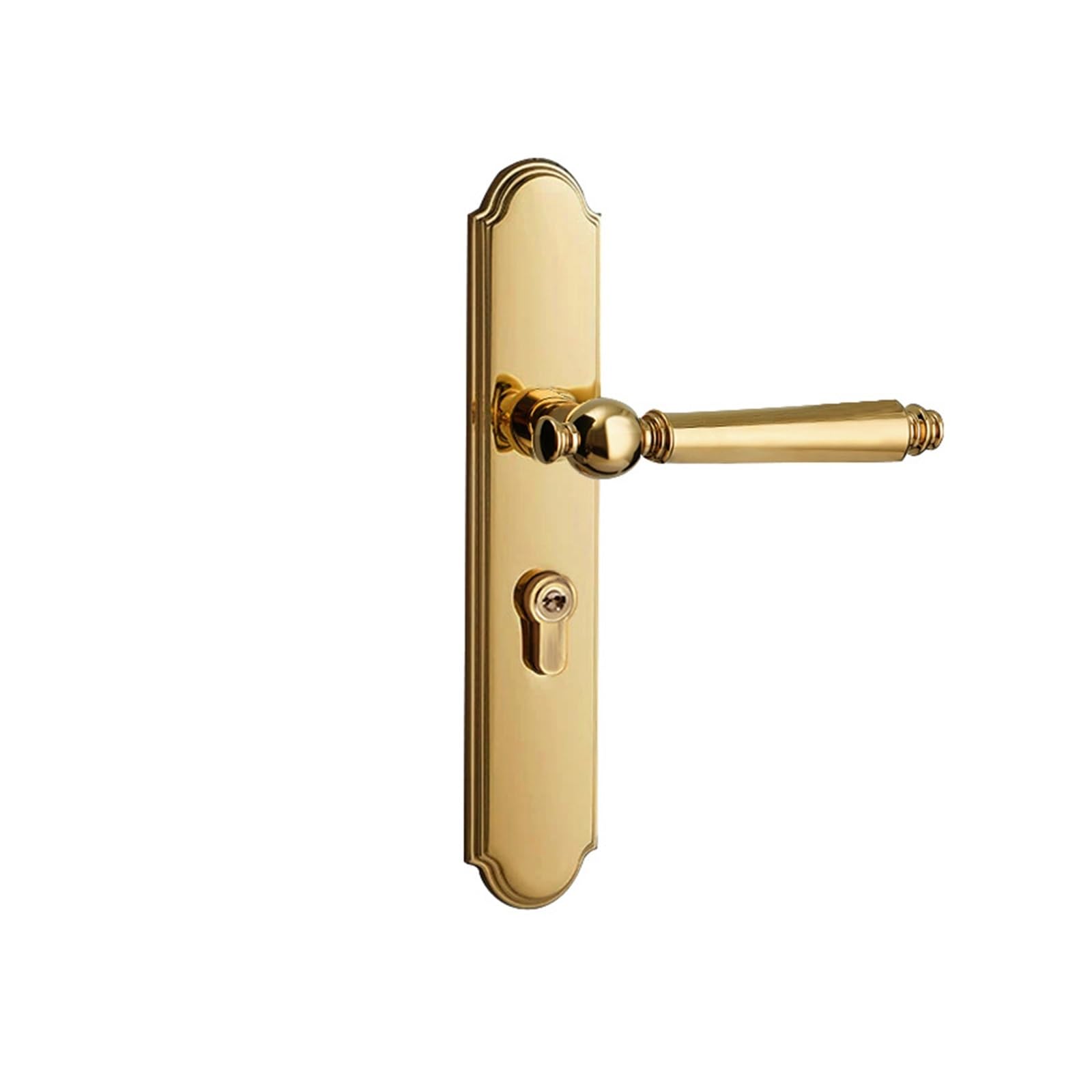 Serrure de porte en laiton massif au style luxe discret pour sublimer vos boiseries