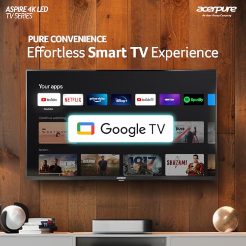 Acerpure 109 cm (43 inch) Aspire Series FHD LED Smart Google TV AP43FG41AASPD Model (Black) 8 51coRQGogvL