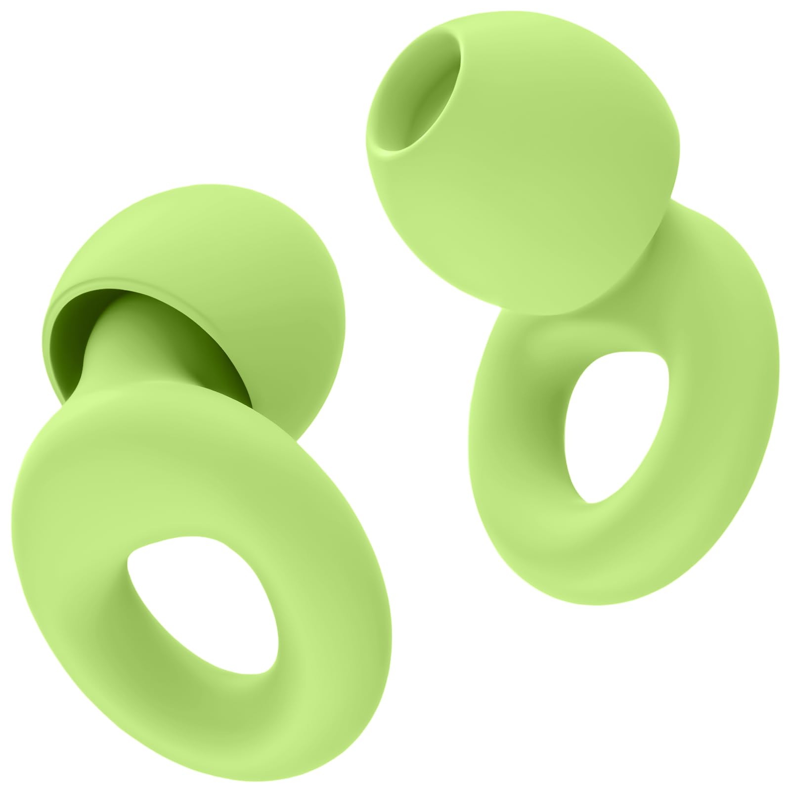 HOYIO Ear Plugs for Noise Reduction–Super Soft, Reusable Hearing Protection in Flexible Silicone for Sleep, Noise Sensitivity & Flights-8 Ear Tips in XS/S/M/L–27dB Noise Cancelling–Light Blue — view 7