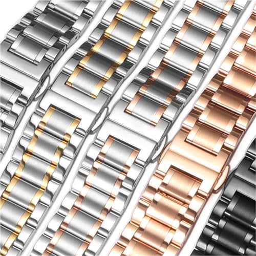 Bracelet de montre à dégagement rapide et extrémité incurvée en métal robuste